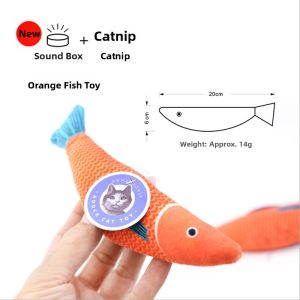 YCQPET | Interactive Plush Fish Cat Toy
