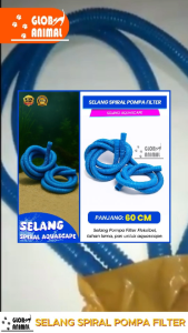 SELANG SPIRAL POMPA FILTER 60 CM | AQUARIUM AQUASCAPE AKUARIUM