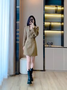 RYRYSTYLE New Womens Long sleeved Professional Suit Dress Formal Set Interview Sales 785 Blazer