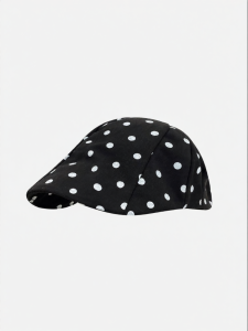 Vintage Dots Face-slimming Beret