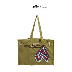 Japanese Style Large Capacity Tote Bag Single Shoulder Shopping Bag Kelly Bag Womens Handbag Casual Fashion Nylon Pure Color