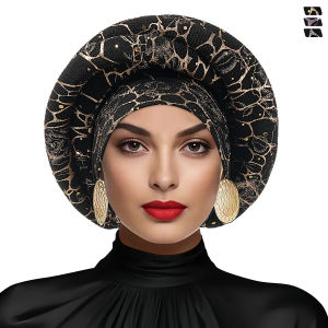 Bonnet For Women Cap Turban Folded Bud Exquisite Headscarf Casual Comfortable Fashion Versatile Warm Cross Hat Edge Wrinkle Lace