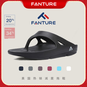 Fanture Official American Sports Fashion Flip-Flops Trendy Shoes Mens and Womens Couple Summer Non-Slip Shock-Absorbing Sandals