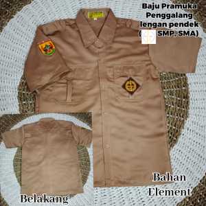 Baju Pramuka PENGGALANG tangan PENDEK SMP/SMA