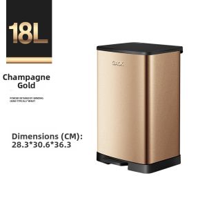 GAOK | High Quality Foot Pedal Household Trash Can