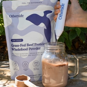 Grass-Fed Beef Protein Powder 600g Raw Cacao Chocolate Clean Wholefood Collagen Colostrum Organ