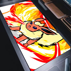Potdemiel | Rubber PC Mousepad Gamer Gaming Mouse Pad 90x40cm P-Pokemon Edge White Locking Edge Desk Keyboard Mat Office Computer Laptop Mat