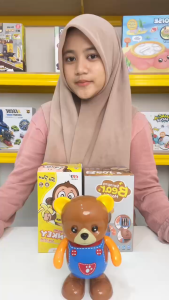 Mainan Anak SWINGING BEAR HAPPY-MONKEY NEW STYLE 17168/17198 Mainan Music Bear Monkey Lights Dance Anak Mainan Anak Perempuan - Mainan Anak Laki Laki