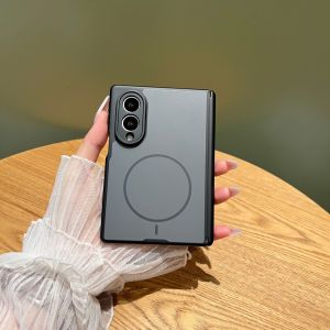 For Magsafe Case for Samsung Galaxy Z Fold 8 Ultra 7 6 5 Matte Double Hinge Wireless Charging Magnetic Hard Protection Cover
