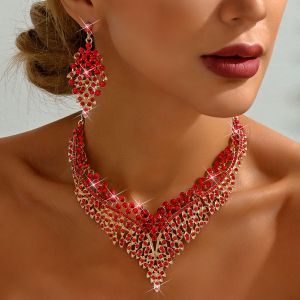 3PC Women's Fashion Starry Leaf Embellishments Necklace Earrings Jewelry Set: Perfect Wedding Banquet & Festival Gift