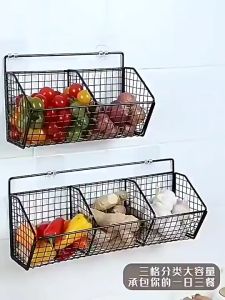 HOGO Kitchen Wall-mounted Storage Rack Multifunction Punch-free Seasoning Storage Rack Kitchen Countertop Spice Organizer Holder
