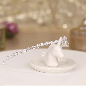 Trendy Bride Headband silver color Rhinestone Crystal Tiara Wedding Crown Princess Tiara Jewelry Bride Wedding Hair Jewelry Gift