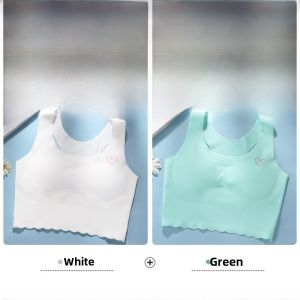 MiiOW | Catwoman Teenage Sports Bra Wireless Seamless Breathable Shockproof Vest Style Underwear For Adolescent Girls 14-16 Years Old