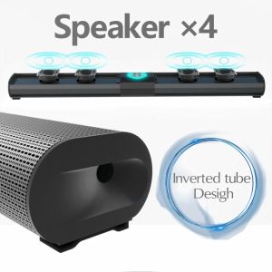 Wireless TV Soundbar 3D Surround Home Theater Sound System Portable 20W High-power Bluetooth Speakers Desktop Strip PC Subwoofer