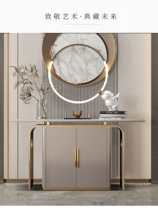 Accessible Luxury Console Italian Classy Entrance Cabinet Home Side View Sets Aisle Corridor Decoration a Long Narrow Table Storage Console Tables