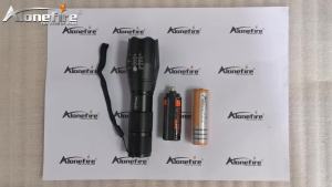 Alonefire | Alonefire 2-in-1 White+Green Light Zoom Flashlight High Power Outdoor Hunting Fishing Hike Travel Work Dust Detection Torch Lamp