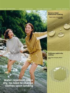 Beneunder | Womens Two-Piece Swimsuit Quick Dry Outdoor Hiking Surfing Removable Hat Separate Design Sunscreen Long Sleeve Standard Fit