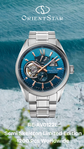 Orient Star RE-AV0122L Semi Skeleton Limited Edition Mens Watch