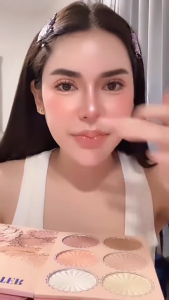 ส่งด่วน กทม สีอายแชโดว์แผ่นชิมเมอร์เนื้อแมตต์ชิมเมอร์เลื่อมหนังสือจานแต่งหน้าเวทีแต่งหน้า เป็นสมุด พบพาง่าย