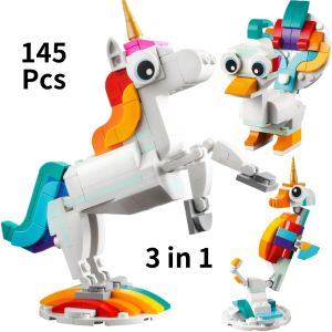 3 in 1 Simulation animal Building Blocks Sets,Compatible With Legoed Particles,Suitable For Christmas Gifts 31136 31140