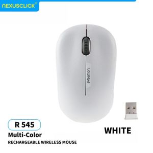 NexusClick Silent Wireless MouseErgonomic Office Mouse with USB ReceiverEnergy‑Saving Mice5 Million Click for girl Home Use