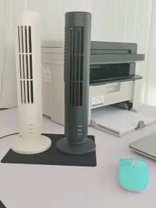 Quạt Tháp Không Cánh Chạy Bằng USB Hai Tốc Độ Làm Mát Êm Ái Lưu Thông Không Khí Cho Nhà/văn Phòng An Toàn Cho Trẻ Em/thú Cưng Tiết Kiệm Không Gian