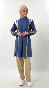 Setelan Baju Olahraga Wanita Muslimah Syari Believe BMS 57