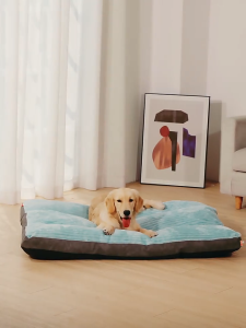 ที่นอนสำหรับสัตว์เลี้ยงเสื่อนอนสุนัขหนาพิเศษเสื่อชั้นฤดูหนาวที่ถอดออกได้สำหรับสัตว์เลี้ยงสัมผัสนุ่มและทำความสะอาดง่าย