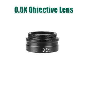 YIZHAN Microscope Objective 150x Lens Auxiliary Objective 0.3X 0.5X 2X Digital Microscope Zoom Objective Threaded Interface