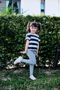 Leeya เลคกิ้งเด็ก Baby & Kids Leggings LG01 สีเขียวมิ้นท์ Mint Green กางเกงเล็กกิ้งเด็ก ที่ใส่สบายที่สุด ยืดยุนดีมาก