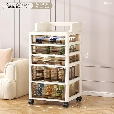 SONGE | Drawer Style Multilayer Movable Storage Cabinet