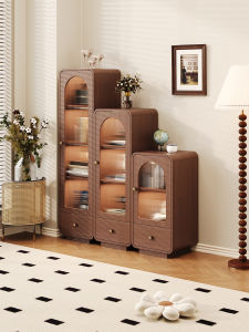 Display Wooden Storage Cabinet