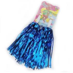 Pompom cheerleader/pom pom nari/rumbai foil 1 pasang 2 pcs