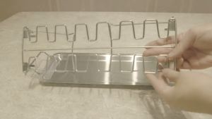 BBQ Chicken Leg Wing Grill Rack 14 Slots Stainless Steel Alat Barbecue Set Reusable Vertical Skewer Rack