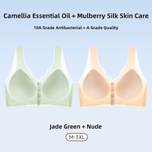 Easy-put-on Silk Senior Womens Bra