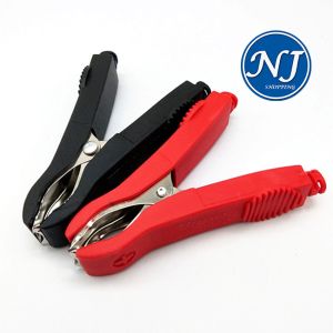 ปากคีบแบต 75 มิล 35 amp ชุบนิเกิล คลิปปากจระเข้ ตัวหนีบ ปากจระเข้ คลิปหนีบ ที่คีบแบตเตอรี่ หัวคีบแบต