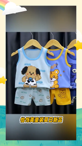 Xiaozhima Clothing Set Baju Baby Newborn Baby Clothing Set Singlet Baju Baby Boy Baju Budak Lelaki Perempuan