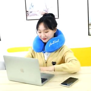 【COD】U-shape Neck Pillow Travel Neck Support Cotton Soft Slow Rebound Suitable for Travel Home Office Airplane Head Rest Head Rest Cushion U型护颈枕