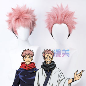 Man Cos Wig Two-Face Exorcist Color Block Easy Style Tiger Crows Cosplay Accessory Anime Gaming Conventions