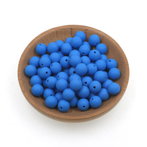 50Pcs/Lot 9/12/15MM Silicone Beads Round Beads For Jewelry Making DIY Keychain Necklace Jewelry Accessories To Make Bracelets