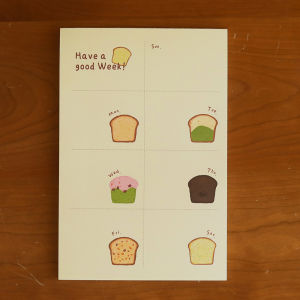"Original" Dessert A5 Writing Pads Non-Sticky Note Paper Notepad Day Plan Office Memo Mamo Pad