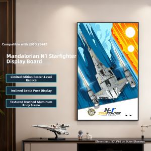 POP BRICKS | Wall Mount Acrylic Display Frame for LEGO 75442