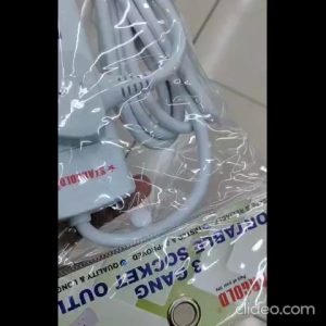 Power Extension Cord Stargold 3-Pin 250V 10A Power Strip with 3 Meters Cable and  4 /3/2 Universal Plug Socket Multi Plug Electronics