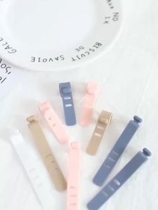 🔥Hutyet👍  Silicone Cable Organizer Clips Wire Cord Winder Accesories Headphone Data Line Cable Management Keeper Earphone Cord Clips