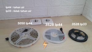 MTE Paket Lampu Led Strip RGB 5050 15Meter Power Supply Dengan Variasi Remote Controller yang