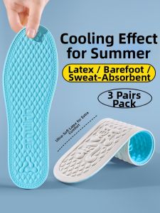 ZUYINBULUO | Anti-Slip Breathable Deodorant Sweat Absorbing Summer Insoles