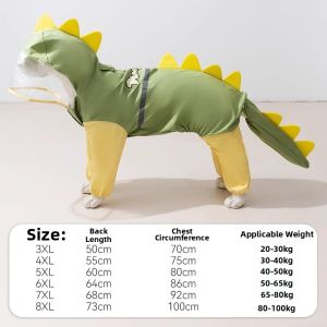 hipidog | Waterproof Dirt-resistant Pet Raincoat Hooded Full Coverage