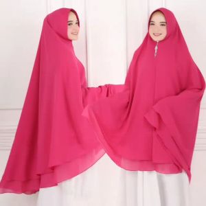 BISA COD Hijab Syari Jumbo Pet Antem Kode SAIDI Bahan Ceruty Babydol Premium By Ory AjeZas Colection