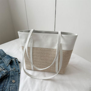 Trendy Large Capacity Commuter Womens Straw Woven Shoulder Bag Fashionable All-Match Tote Bag Popular Selling Point Bag