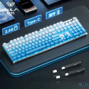 AULA | Triple Mode Side Engraved Mechanical Keyboard 108 Keys